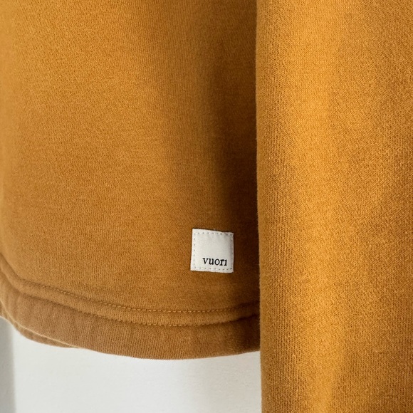 Vuori Women's Restore Crewneck Sweater - Dark Golden - Picture 4 of 5